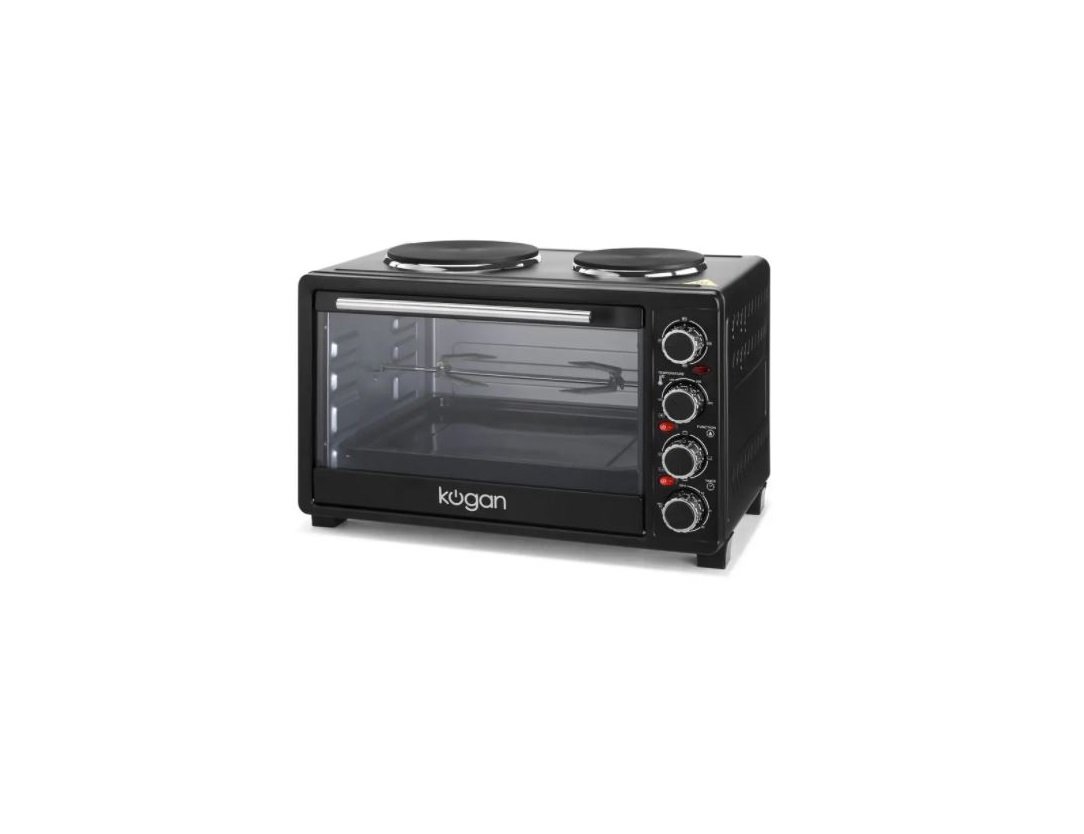 kogan 33L Electric Oven with Hotplates User Manual & troubleshooting