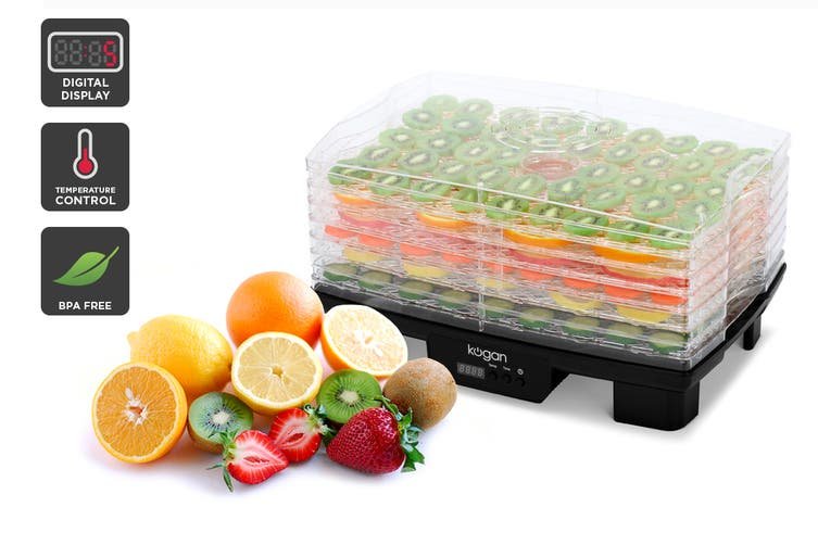 kogan 6 Tray Food Dehydrator with TImer User Manual & troubleshooting