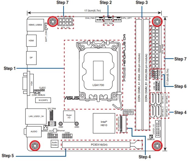 ASUS H610I-Plus D4 Motherboard User Guide  & troubleshooting 2