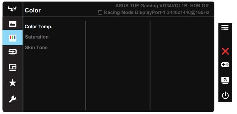 ASUS VG34V Series TUF Gaming Monitor User Guide  & troubleshooting 18