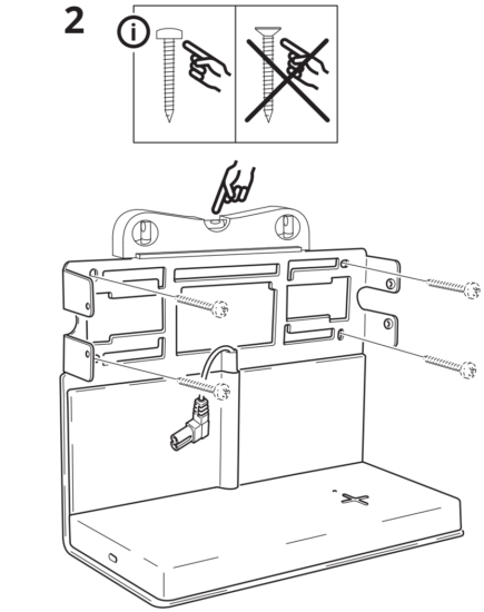 IKEA SYMFONISK Shelf W Wireless Charger Instruction Manual  & troubleshooting 6