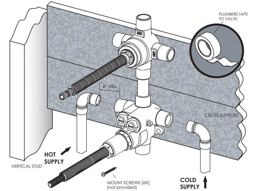 PHYLRICH Shop 1-2 Inch NEW Thermostatic Valve with 3 Way SHARED Diverter Instruction Manual  & troubleshooting 10