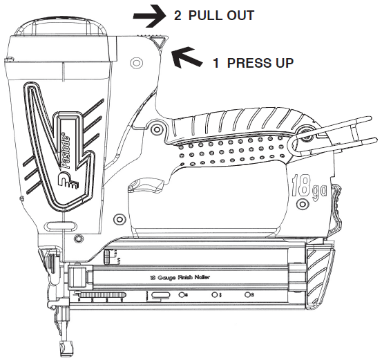 Paslode IM200Li 18 Gauge Cordless Brad Nailer User Manual  & troubleshooting 8