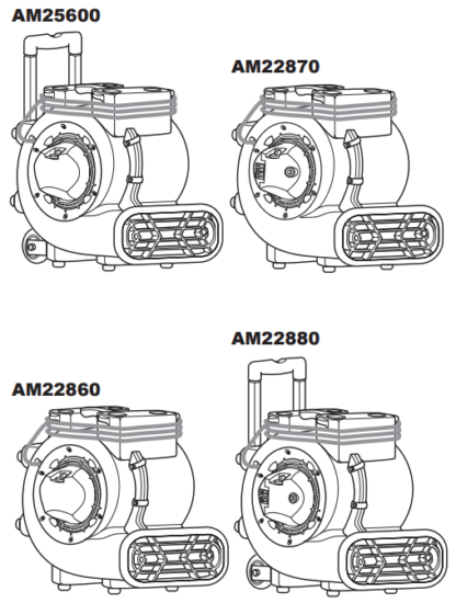 RIDGID AM22880 THREE SPEED AIR MOVER Owner’s Manual  & troubleshooting 1